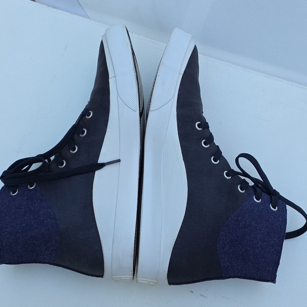 546. Converse All Star Quantum Felt Hi - Navy/White - Men’s 10 - Picture 4 of 9